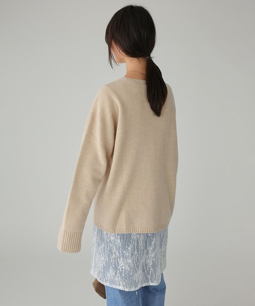 BABYLONE（バビロン）の「レースチュニック（チュニック・レディース・ブラック/ホワイト・フリー）」の13枚目の写真