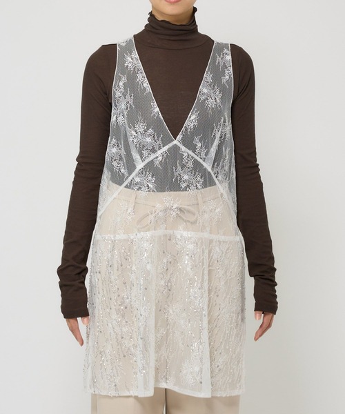 BABYLONE（バビロン）の「レースチュニック（チュニック・レディース・ブラック/ホワイト・フリー）」の18枚目の写真