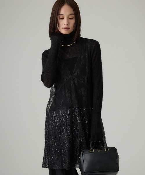 BABYLONE（バビロン）の「レースチュニック（チュニック・レディース・ブラック/ホワイト・フリー）」の3枚目の写真