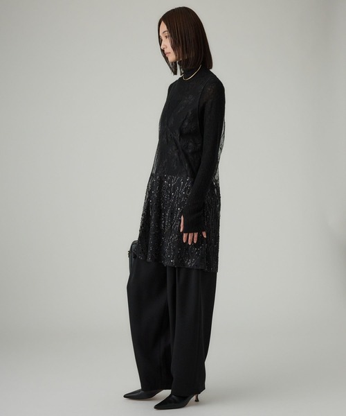 BABYLONE（バビロン）の「レースチュニック（チュニック・レディース・ブラック/ホワイト・フリー）」の8枚目の写真