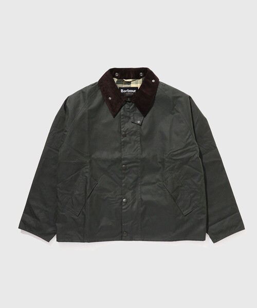 Barbour(バブアー)の「【Barbour/バブアー】OS TRANSPORT WAX JACKET(その他アウター・メンズ・スミクロ/ブラック/カーキ・36/38/40)」の3枚目の写真