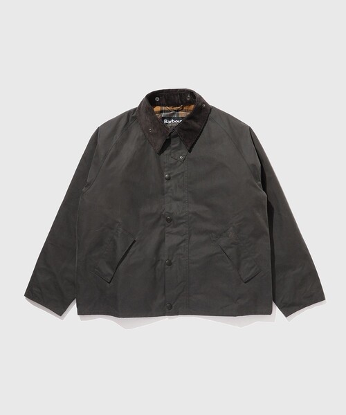 Barbour(バブアー)の「【Barbour/バブアー】OS TRANSPORT WAX JACKET(その他アウター・メンズ・スミクロ/ブラック/カーキ・36/38/40)」の1枚目の写真