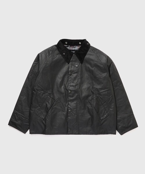 Barbour(バブアー)の「【Barbour/バブアー】OS TRANSPORT WAX JACKET(その他アウター・メンズ・スミクロ/ブラック/カーキ・36/38/40)」の2枚目の写真
