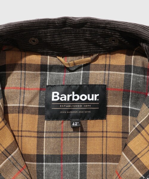 Barbour(バブアー)の「【Barbour/バブアー】OS TRANSPORT WAX JACKET(その他アウター・メンズ・スミクロ/ブラック/カーキ・36/38/40)」の12枚目の写真