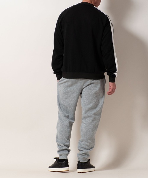 BAYBLO（ベイブロ）の「(SA) 裏起毛 ライン ロゴ トレーナー（スウェット・メンズ・ブラウン/ブラック/アイボリー/グレー・M/L/LL）」の9枚目の写真