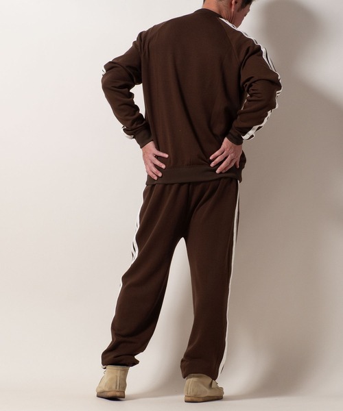 BAYBLO（ベイブロ）の「(SA) 裏起毛 ライン ロゴ トレーナー（スウェット・メンズ・ブラウン/ブラック/アイボリー/グレー・M/L/LL）」の19枚目の写真