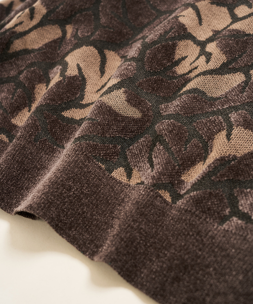 417 EDIFICE（フォーワンセブンエディフィス）の「Predator カモクルーニット（ニット/セーター・メンズ・ホワイト/ブラウン・MEDIUM/LARGE）」の11枚目の写真