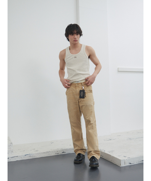 KIJUN MEN（キジュンメンズ）の「Square-neck Tank Top Melange Oatmeal（Tシャツ/カットソー・メンズ・その他・MEDIUM/LARGE）」の2枚目の写真