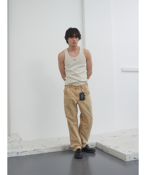 KIJUN MEN（キジュンメンズ）の「Square-neck Tank Top Melange Oatmeal（Tシャツ/カットソー・メンズ・その他・MEDIUM/LARGE）」の3枚目の写真