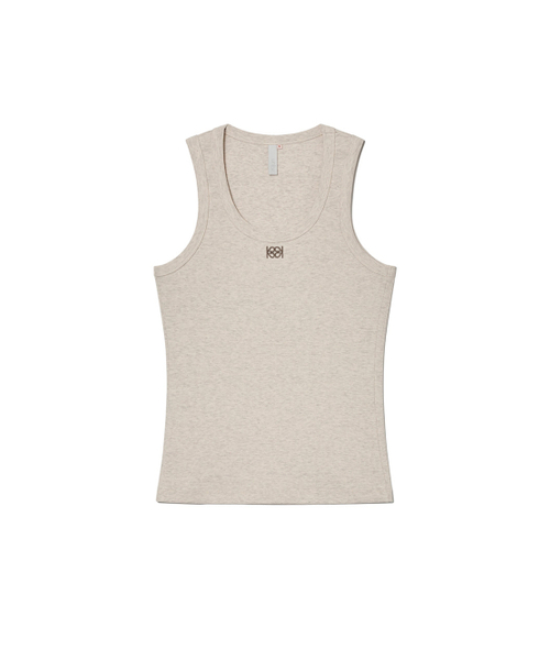 KIJUN MEN（キジュンメンズ）の「Square-neck Tank Top Melange Oatmeal（Tシャツ/カットソー・メンズ・その他・MEDIUM/LARGE）」の4枚目の写真