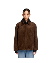 ERA（エラ）の「メンズ スエード調 オーバーサイズ ジャケット - ブラウン（その他アウター）」