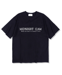 MIDNIGHT12AM（ミッドナイト12エーエム）の「ベーシックロゴ 半袖Tシャツ ネイビー（Tシャツ/カットソー）」