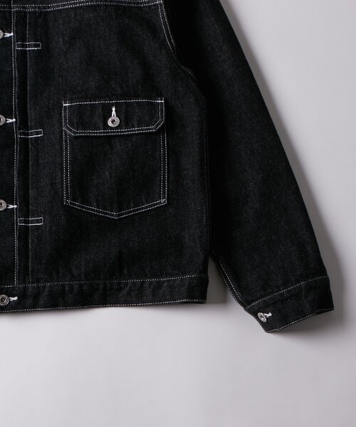 Sourcream（サワークリーム）の「【Sourcream】デニムトラッカージャケット（デニムジャケット・レディース・ブラック/インディゴブルー/アイボリー・FREE）」の16枚目の写真