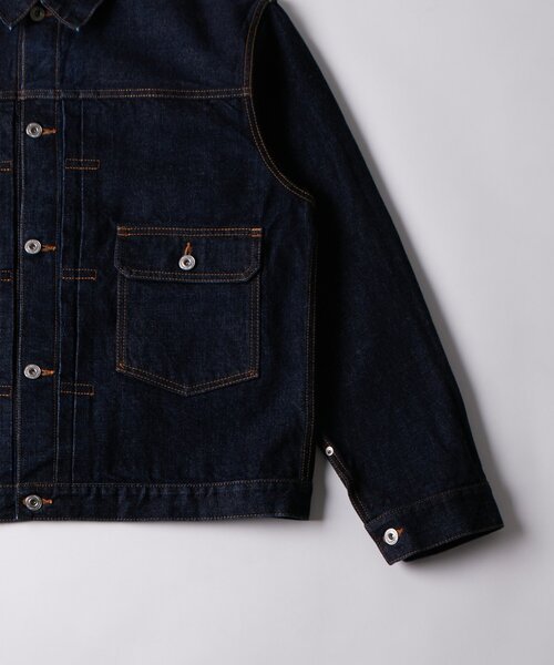 Sourcream（サワークリーム）の「【Sourcream】デニムトラッカージャケット（デニムジャケット・レディース・ブラック/インディゴブルー/アイボリー・FREE）」の7枚目の写真