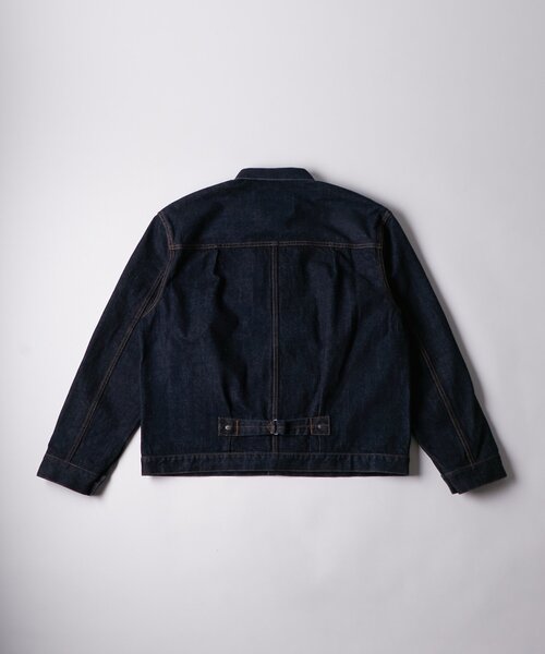 Sourcream（サワークリーム）の「【Sourcream】デニムトラッカージャケット（デニムジャケット・レディース・ブラック/インディゴブルー/アイボリー・FREE）」の6枚目の写真