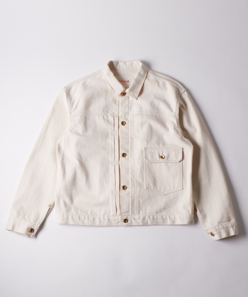 Sourcream(サワークリーム)の「【Sourcream】デニムトラッカージャケット(デニムジャケット・レディース・ブラック/インディゴブルー/アイボリー・FREE)」の4枚目の写真