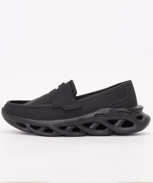 SVEC(シュベック)の「ボリュームソール スニーカー ローファー(ローファー・レディース・ブラック・41/40/39/38/37/36/46/45/44/43/42)」の2枚目の写真