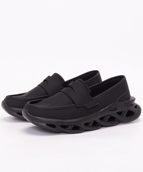 SVEC(シュベック)の「ボリュームソール スニーカー ローファー(ローファー・レディース・ブラック・41/40/39/38/37/36/46/45/44/43/42)」の3枚目の写真