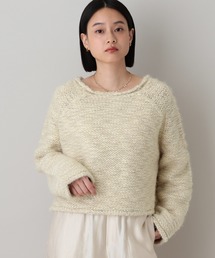 MIXヤーンニットプルオーバー