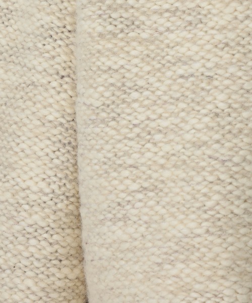 A part by（アパートバイ）の「MIXヤーンニットプルオーバー（ニット/セーター・レディース・チャコールグレー/アイボリー・FREE）」の9枚目の写真