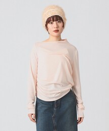 Ray BEAMS | アシメ ネック ドレープ(Tシャツ/カットソー)