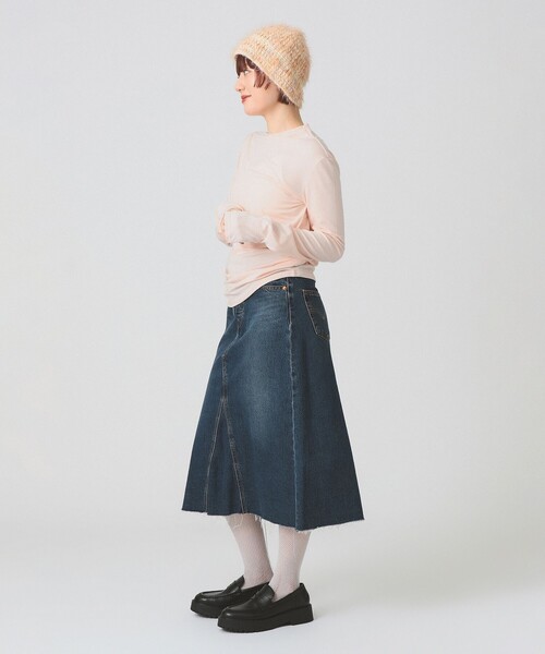 Ray BEAMS（レイビームス）の「【4/2値下げ】アシメ ネック ドレープ（Tシャツ/カットソー・レディース・ブラック/ピンク/ホワイト・ONE SIZE）」の15枚目の写真