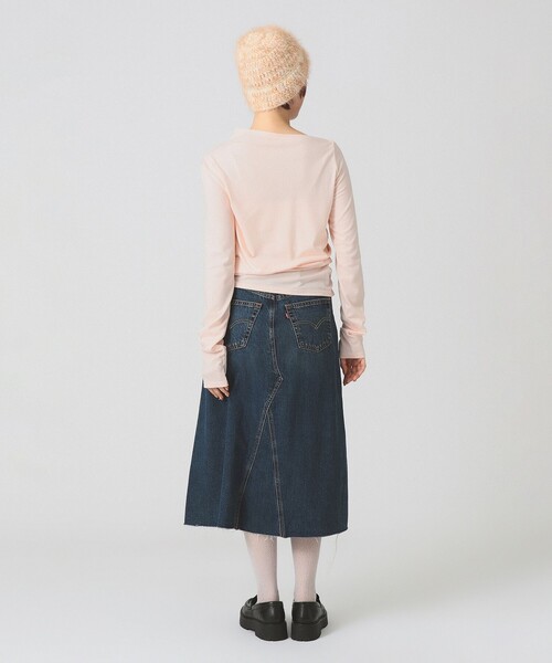 Ray BEAMS（レイビームス）の「【4/2値下げ】アシメ ネック ドレープ（Tシャツ/カットソー・レディース・ブラック/ピンク/ホワイト・ONE SIZE）」の16枚目の写真