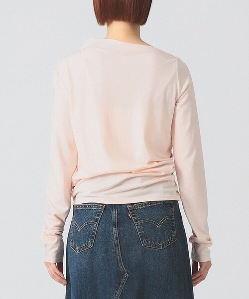Ray BEAMS（レイビームス）の「【4/2値下げ】アシメ ネック ドレープ（Tシャツ/カットソー・レディース・ブラック/ピンク/ホワイト・ONE SIZE）」の20枚目の写真