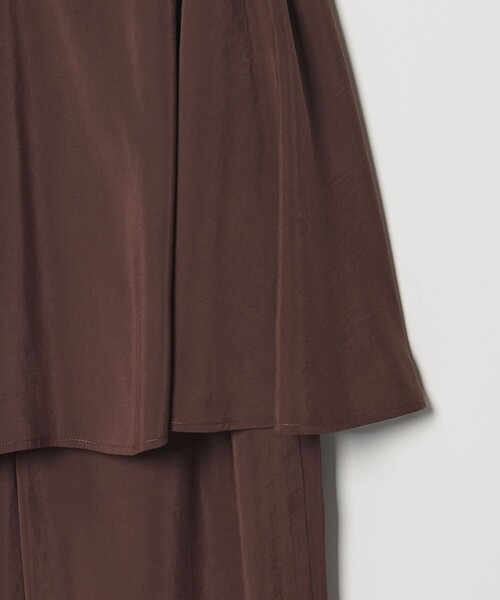 EMMEL REFINES（エメルリファインズ）の「＜EMMEL REFINES＞EM レイヤード キャミ サロペット（サロペット/オーバーオール・レディース・ブラック/ダークブラウン・S/M）」の12枚目の写真