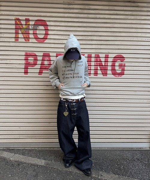 セール】ASSORT HENLEY NECK EYELET DESIGN PARKA／アソートヘンリー