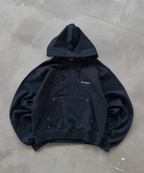 セール】ASSORT HENLEY NECK EYELET DESIGN PARKA／アソートヘンリー