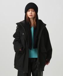 BAYFLOW（ベイフロー）の「[軽い着心地♪柔らかな肌触り]ウーリーキルティングフーディー（その他アウター）」