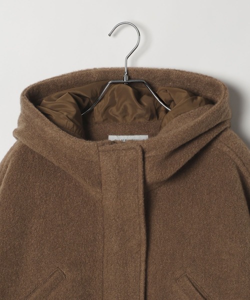 BAYFLOW（ベイフロー）の「[軽い着心地♪柔らかな肌触り]ウーリーキルティングフーディー（その他アウター・レディース・ブラック/ブラウン・SMALL/MEDIUM）」の13枚目の写真