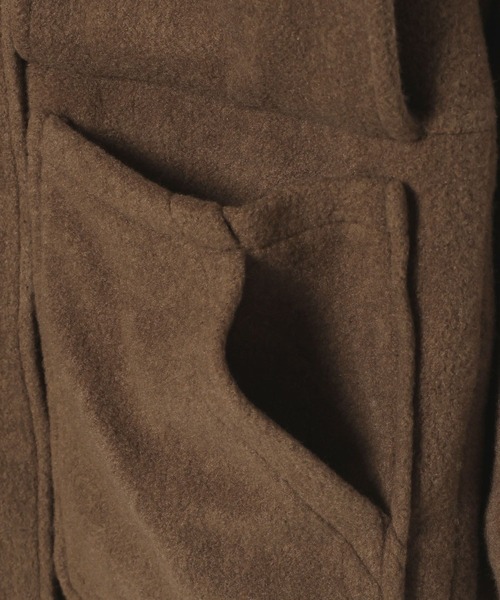 BAYFLOW（ベイフロー）の「[軽い着心地♪柔らかな肌触り]ウーリーキルティングフーディー（その他アウター・レディース・ブラック/ブラウン・SMALL/MEDIUM）」の19枚目の写真