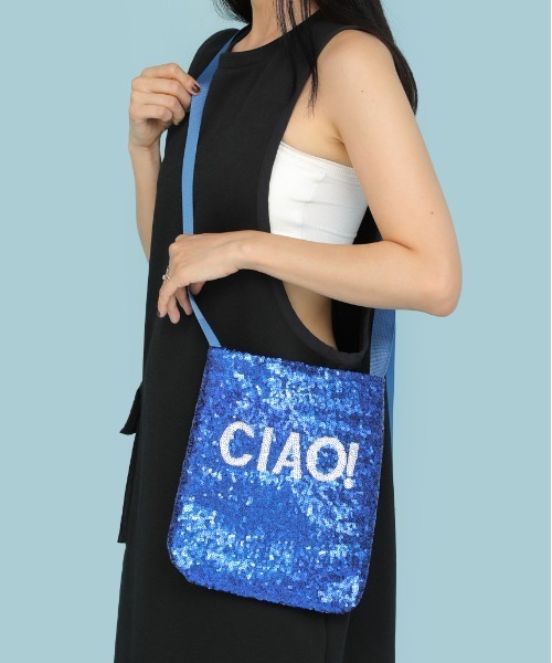 CONTROL FREAK / CTFK(コントロールフリーク)の「CONTROL FREAK(コントロールフリーク)SPANGLE LOGOショルダー(ショルダーバッグ・レディース・ブルー/シルバー/グリーン/ブラック・FREE)」の4枚目の写真