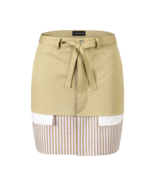 COTTONREBIRTHCLUB(コットンリバースクラブ)の「ストライプカラースカート(ベージュ)(スカート・レディース・その他・SMALL/MEDIUM)」の5枚目の写真