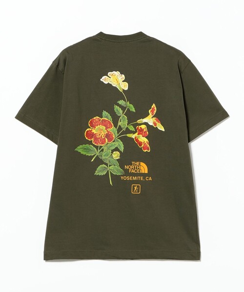 BEAMS BOY(ビームスボーイ)の「【7/24値下げ】THE NORTH FACE / Yosemite Flower Tee(Tシャツ/カットソー・レディース・ホワイト/ケリーグリーン・X-SMALL)」の2枚目の写真