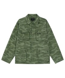 HONGWOOSUNG（ホンウソン）の「JUNGLE FATIGUE DANIM JACKET_OLIVE（デニムジャケット）」