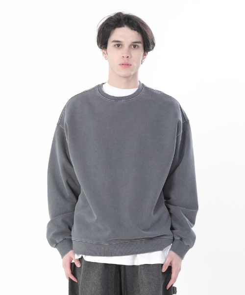 POLYGRAM(ポリグラム)の「830Gピグメントラウンドスウェットシャツ (5色)(スウェット・レディース・その他・M/L/2XL/XL)」の2枚目の写真