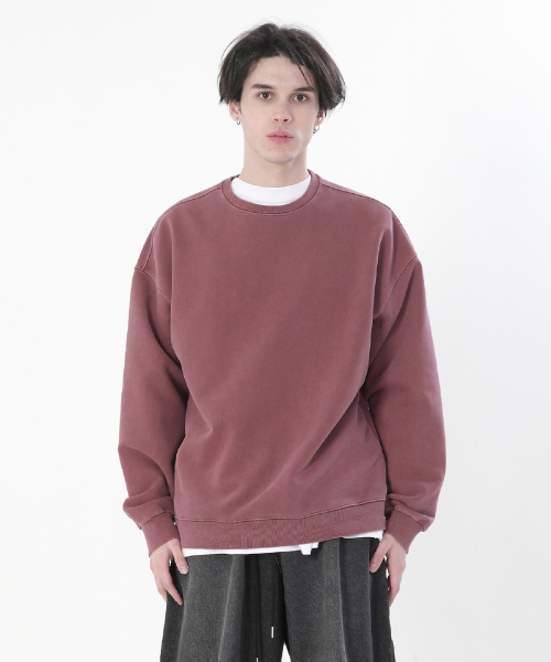 POLYGRAM(ポリグラム)の「830Gピグメントラウンドスウェットシャツ (5色)(スウェット・レディース・その他・M/L/2XL/XL)」の4枚目の写真