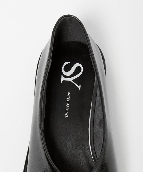 SY UNITED ARROWS(シーユナイテッドアローズ)の「<SY>サムリングスクエア フラット15↑(パンプス・レディース・シルバー/ブラック/ケリーグリーン/ベージュ・25cm/24.5cm/24cm/23.5cm/23cm/22.5cm/22cm)」の10枚目の写真