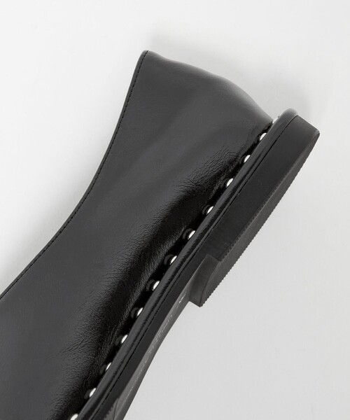 SY UNITED ARROWS(シーユナイテッドアローズ)の「<SY>サムリングスクエア フラット15↑(パンプス・レディース・シルバー/ブラック/ケリーグリーン/ベージュ・25cm/24.5cm/24cm/23.5cm/23cm/22.5cm/22cm)」の12枚目の写真