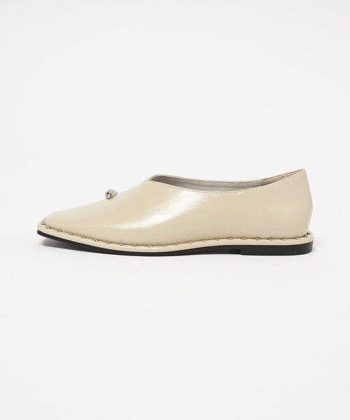 SY UNITED ARROWS(シーユナイテッドアローズ)の「<SY>サムリングスクエア フラット15↑(パンプス・レディース・シルバー/ブラック/ケリーグリーン/ベージュ・25cm/24.5cm/24cm/23.5cm/23cm/22.5cm/22cm)」の16枚目の写真