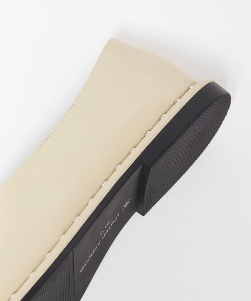 SY UNITED ARROWS(シーユナイテッドアローズ)の「<SY>サムリングスクエア フラット15↑(パンプス・レディース・シルバー/ブラック/ケリーグリーン/ベージュ・25cm/24.5cm/24cm/23.5cm/23cm/22.5cm/22cm)」の18枚目の写真