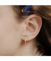 HAS（ハズ）の「[Silver925] HTY032 Tennis cubic one touch earrings（ピアス（両耳用））」