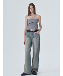 ETMON（エトモン）の「Dirty Washed Denim Pants, Blue（デニムパンツ）」