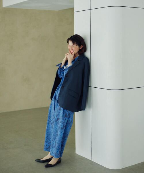 ADIEU TRISTESSE（アデュートリステス）の「【3月ベストセラーブランド内3位】【3月お気に入り登録ブランド内5位】kazumiさんコラボ　リバティプリントオールインワン（つなぎ/オールインワン・レディース・ブルー系その他/ブラック系その他・40/38）」の22枚目の写真