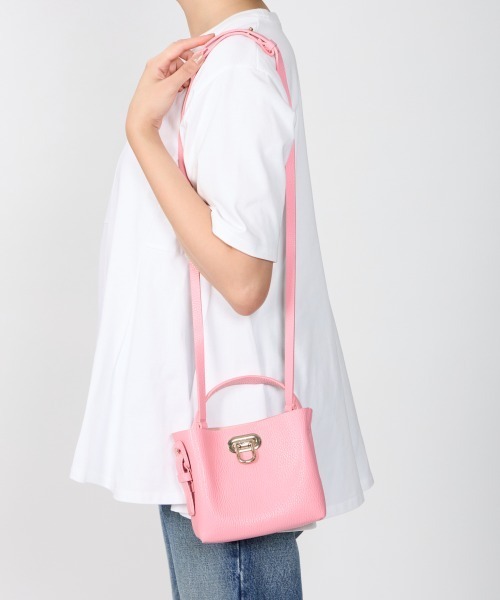 PELLICO（ペリーコ）の「ANELLI TURNLOCK MINI バッグ PINK（ショルダーバッグ・レディース・ピンク・FREE）」の7枚目の写真