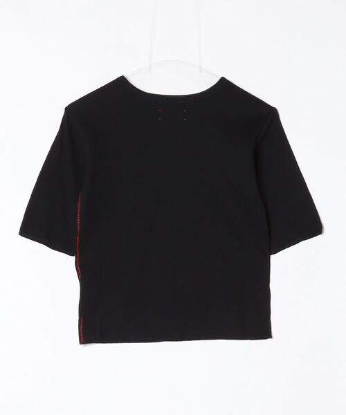 MEYAME(メヤメ)の「MEYAME/メヤメ ソフトリブハーフスリーブTEE SOFT RIB HALF SLEEVE TEE(Tシャツ/カットソー・レディース・ブラック/レッド/ライトグリーン/ピンク・FREE)」の21枚目の写真