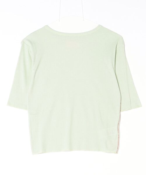 MEYAME(メヤメ)の「MEYAME/メヤメ ソフトリブハーフスリーブTEE SOFT RIB HALF SLEEVE TEE(Tシャツ/カットソー・レディース・ブラック/レッド/ライトグリーン/ピンク・FREE)」の11枚目の写真